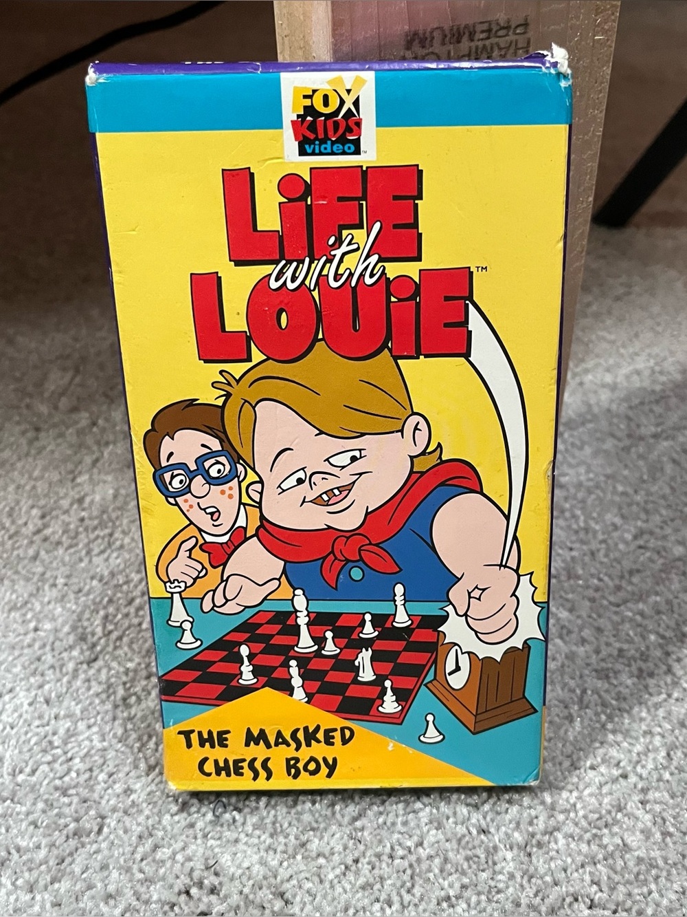 Life With Louie: The Masked Chess Boy (VHS, 1996) Tested